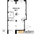 свободного назначения, 86.7 м²