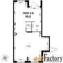 свободного назначения, 85 м²