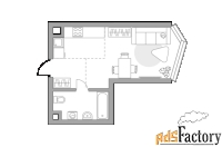 1 - комн.  квартира, 29 м², 26/39 эт.