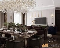 3 - комн.  квартира, 82.4 м², 2/41 эт.