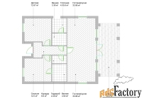 коттедж 107.3 м² на участке 6 сот.