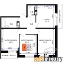 3 - комн.  квартира, 66.04 м², 6/16 эт.