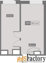 свободного назначения, 38.5 м²