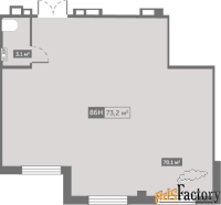 свободного назначения, 73.2 м²