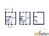 коттедж 188.2 м² на участке 1.43 сот.