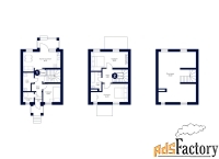 коттедж 146.2 м² на участке 1.4 сот.