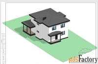 дом 166 м² на участке 7.5 сот.