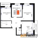 3 - комн.  квартира, 67.44 м², 2/16 эт.