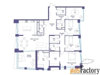 5 - комн.  квартира, 215.5 м², 9/16 эт.