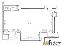 торговое помещение, 60.1 м²
