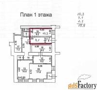 торговое помещение, 19.9 м²