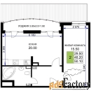 2 - комн.  квартира, 49.75 м², 2/12 эт.