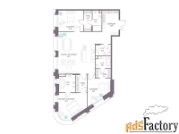 3 - комн.  квартира, 138.1 м², 2/12 эт.