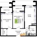 2 - комн.  квартира, 63.13 м², 2/8 эт.