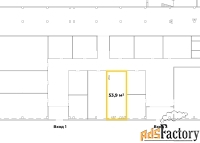торговое помещение, 53.9 м²