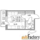 1 - комн.  квартира, 22.9 м², 11/11 эт.