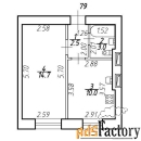 1 - комн.  квартира, 30.2 м², 2/9 эт.