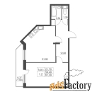 1 - комн.  квартира, 59.2 м², 10/11 эт.