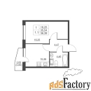 1 - комн.  квартира, 35.3 м², 10/11 эт.