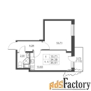 1 - комн.  квартира, 34.2 м², 10/11 эт.