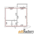 1 - комн.  квартира, 35 м², 3/4 эт.