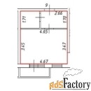 1 - комн.  квартира, 23.8 м², 1/4 эт.