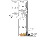 2 - комн.  квартира, 46.2 м², 5/9 эт.