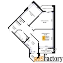 3 - комн.  квартира, 105.3 м², 1/12 эт.