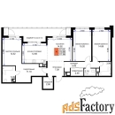 4 - комн.  квартира, 119.8 м², 16/16 эт.