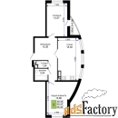 2 - комн.  квартира, 66.42 м², 18/19 эт.