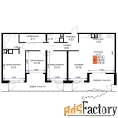 4 - комн.  квартира, 115.2 м², 16/16 эт.