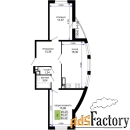 2 - комн.  квартира, 66.42 м², 2/19 эт.