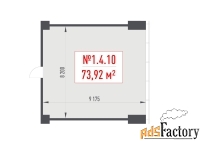 офисное помещение, 73.92 м²