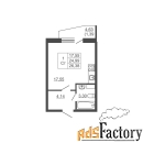 1 - комн.  квартира, 26.38 м², 9/16 эт.