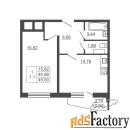 1 - комн.  квартира, 45.5 м², 8/16 эт.