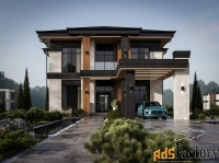 коттедж 379.1 м² на участке 8.1 сот.