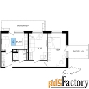 2 - комн.  квартира, 66.5 м², 2/9 эт.