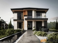 коттедж 347.7 м² на участке 7.7 сот.