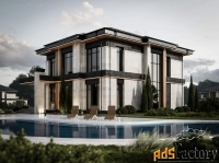 коттедж 347.7 м² на участке 8 сот.