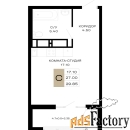 1 - комн.  квартира, 29.85 м², 6/23 эт.